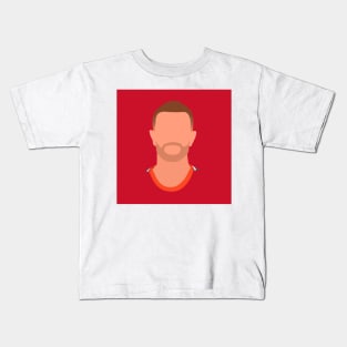 Jordan Henderson Minimalistic Face Art Kids T-Shirt